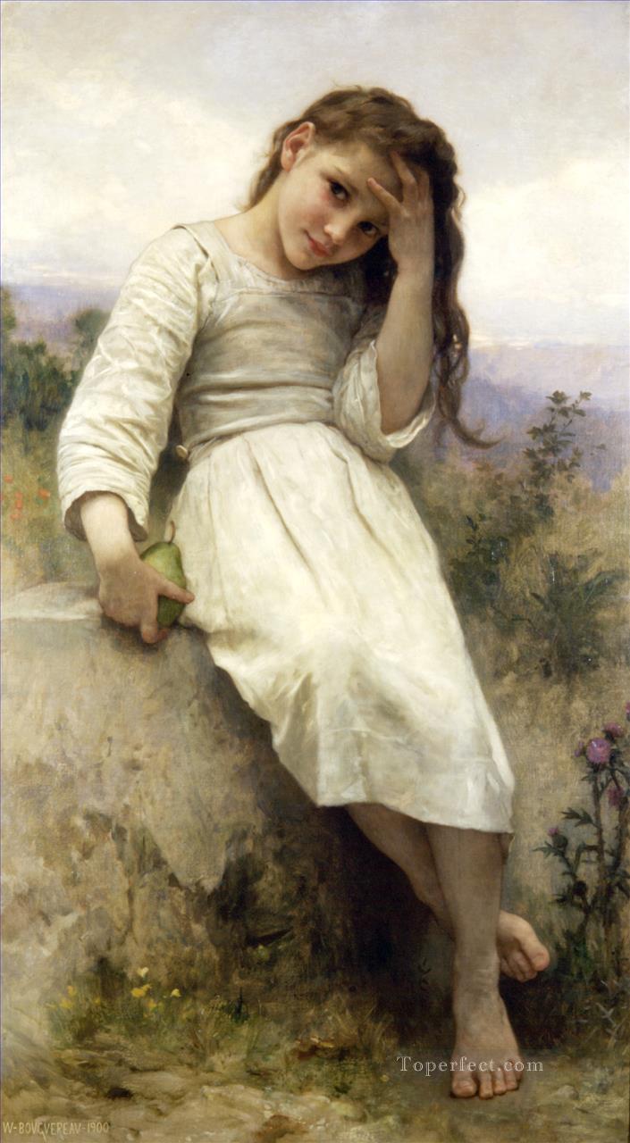 The Little Marauder 1900 Realism William Adolphe Bouguereau Oil Paintings